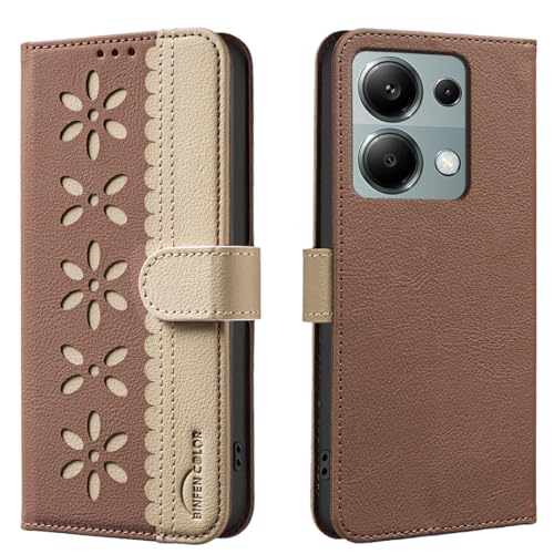 nincyee Schutzhülle für Xiaomi Redmi Note 13 Pro 4G, klassisches kleines Blumenmuster, Premium-Leder, Brieftaschenformat, Standfunktion, Magnetverschluss nincyee Schutzhülle für Xiaomi Redmi Note 13 Pro 4G, klassisches kleines Blumenmuster, Premium-Leder, Brieftaschenformat, Standfunktion, Magnetverschluss von nincyee