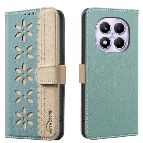 nincyee Schutzhülle für Xiaomi Redmi Note 14 Pro 4G, klassisches kleines Blumenmuster, Premium-Leder, Brieftaschenformat, Standfunktion, Magnetverschluss nincyee Schutzhülle für Xiaomi Redmi Note 14 Pro 4G, klassisches kleines Blumenmuster, Premium-Leder, Brieftaschenformat, Standfunktion, Magnetverschluss von nincyee