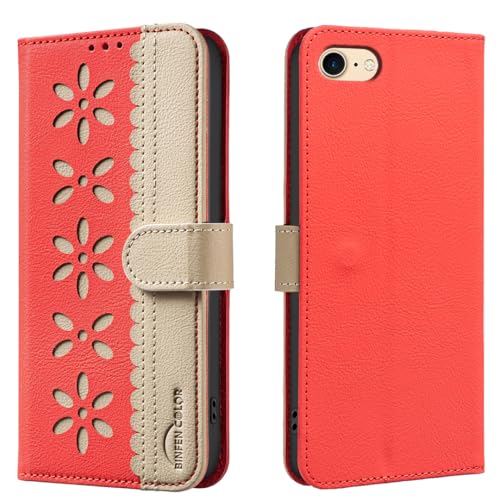 nincyee Schutzhülle für iPhone 8/SE 2020/2022, klassisches kleines Blumenmuster, Premium-Leder, Brieftaschen-Ständer, Klappetui, Magnetverschluss nincyee Schutzhülle für iPhone 8/SE 2020/2022, klassisches kleines Blumenmuster, Premium-Leder, Brieftaschen-Ständer, Klappetui, Magnetverschluss von nincyee