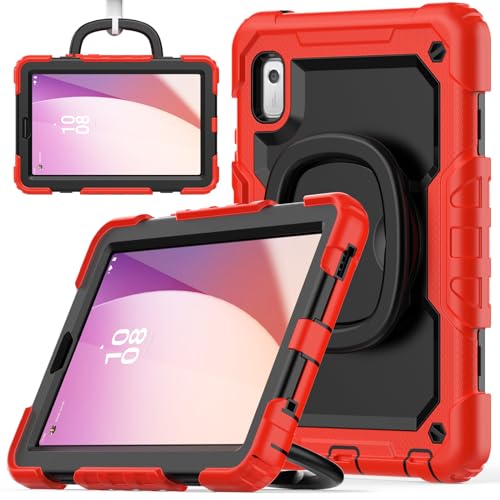 nincyee Strapazierfähige Tablet-Schutzhülle für Lenovo Tab M9 9 Zoll TB310 2023, 3-in-1 stoßfeste Silikonhülle mit Stifthalter, Schultergurt, unsichtbare Halterung, klappbarer Ständer nincyee Strapazierfähige Tablet-Schutzhülle für Lenovo Tab M9 9 Zoll TB310 2023, 3-in-1 stoßfeste Silikonhülle mit Stifthalter, Schultergurt, unsichtbare Halterung, klappbarer Ständer von nincyee