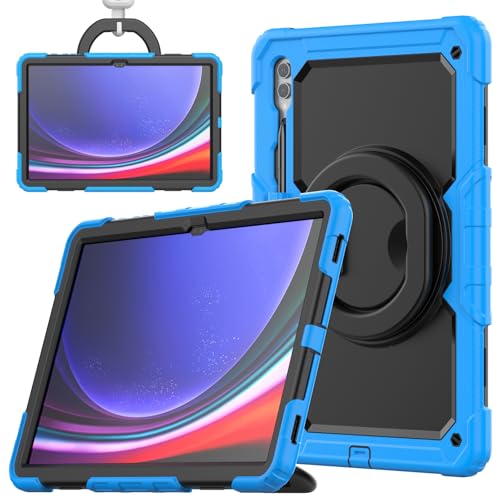 nincyee Strapazierfähige Tablet-Schutzhülle für Samsung Galaxy Tab S10 Ultra/S9 Ultra/S8 Ultra 14,6 Zoll, 3-in-1 stoßfeste Silikonhülle mit Stifthalter, Schultergurt, unsichtbare Halterung, klappbarer nincyee Strapazierfähige Tablet-Schutzhülle für Samsung Galaxy Tab S10 Ultra/S9 Ultra/S8 Ultra 14,6 Zoll, 3-in-1 stoßfeste Silikonhülle mit Stifthalter, Schultergurt, unsichtbare Halterung, klappbarer von nincyee