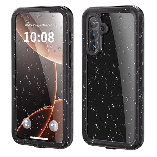 nincyee Wasserdichte Schutzhülle für Samsung Galaxy A56 5G, eingebauter Displayschutz, 4-in-1, wasser- / schmutz-/schnee- / stoßfest, transparent, mit Umhängeband nincyee Wasserdichte Schutzhülle für Samsung Galaxy A56 5G, eingebauter Displayschutz, 4-in-1, wasser- / schmutz-/schnee- / stoßfest, transparent, mit Umhängeband von nincyee