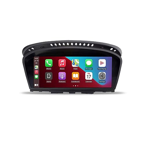 8.8 Inch Car Radio, CarPlay/Android Auto/GPS für BMW CCC 3/5 Series E60 E61 E90 E91 E92 (2005-2010), Auto-Touchscreen-Autoradio-Empfänger von ninetom