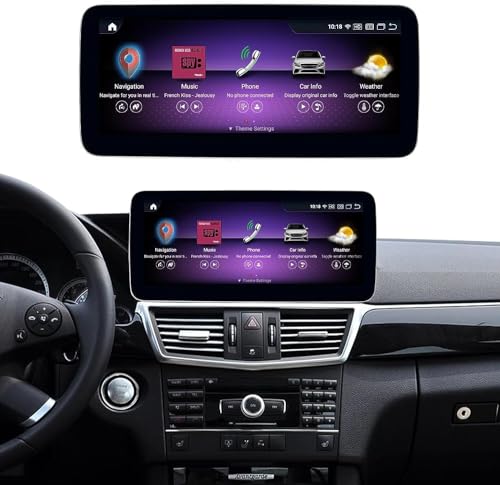 Ninetom Android 12 Autoradio 10,25" Touchscreen für 2009-2014 Mercedes Benz E Klasse S212 W212 mit NTG4.0/4.5, Carplay Radio Display-Upgrade, Multimedia-Player, GPS-Navigation, Android Auto von ninetom
