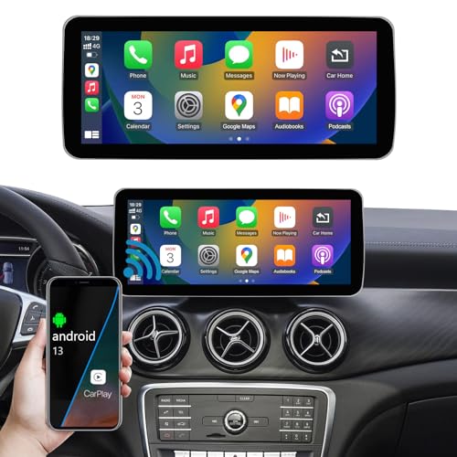 Ninetom Autoradio 10,25 Zoll Touchscreen für 2015-2018 Mercedes Benz A/C/V-Klasse GLA CLA W176 W246 C117 X117 X156 W447 mit NTG 5.0/5.1/5.2, unterstützt Apple Carplay/Android Auto/Mirrorlink von ninetom