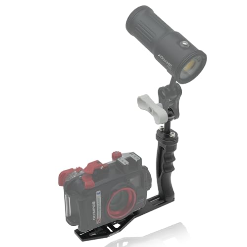 Nitescuba AS060 Unterwasser-Kamera-Halterung, wasserdichtes Gehäuse, Handgriff für GoPro, TG-5/6, RX100 V von nitescuba