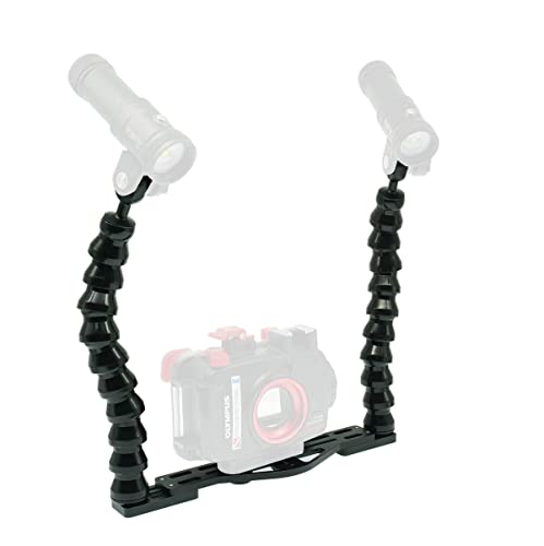 nitescuba Unterwasser Tray Kameraschiene Action-Kameras Fotostabilisator für gopro, RX100,PT-059 mit Duales Flexarm Adapter Unterstützung Taschenlampe nitescuba Unterwasser Tray Kameraschiene Action-Kameras Fotostabilisator für gopro, RX100,PT-059 mit Duales Flexarm Adapter Unterstützung Taschenlampe von nitescuba