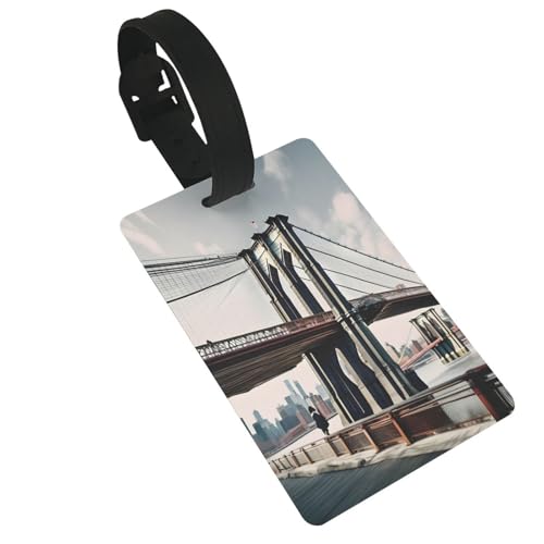 Wiederverwendbare Brooklyn Bridge S Gepäckanhänger, stilvolles Reise-Urlaubszubehör Wiederverwendbare Brooklyn Bridge S Gepäckanhänger, stilvolles Reise-Urlaubszubehör von njkhbolk