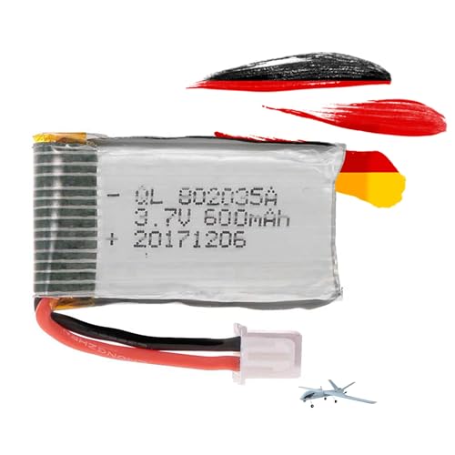.7V 600-mAh 1S Li-Po Akku, Lithium-Polymer Batterie mit XH-2.54mm 2P Stecker, Rc ferngesteuertes Flugzeug, Predator z51-c, Auto, Car, Drohne, Hubschrauber, DIY-Bausatz Elektronik, Werkzueg, Spielzeug .7V 600-mAh 1S Li-Po Akku, Lithium-Polymer Batterie mit XH-2.54mm 2P Stecker, Rc ferngesteuertes Flugzeug, Predator z51-c, Auto, Car, Drohne, Hubschrauber, DIY-Bausatz Elektronik, Werkzueg, Spielzeug von njoyn