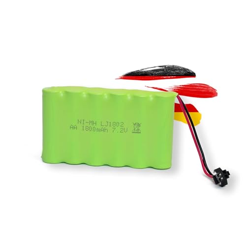 7,2V 1800-mAh NI-MH AA Akku, wiederaufladbar mit 2-poligem SM-2P Stecker, Akkupack Batterie für RC Panzer, Fahrzeug, Auto, Car, Truck, Boot, Bagger, Crawler, Spielzeug, Beleuchtung, Elektro-Werkzeuge 7,2V 1800-mAh NI-MH AA Akku, wiederaufladbar mit 2-poligem SM-2P Stecker, Akkupack Batterie für RC Panzer, Fahrzeug, Auto, Car, Truck, Boot, Bagger, Crawler, Spielzeug, Beleuchtung, Elektro-Werkzeuge von njoyn