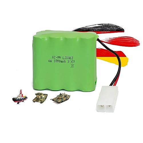 9.6V 1800-mAh Ni-MH Akku, kompatibel mit Tamiya KET 2P Stecker, AA Akkupack Battery für RC Panzer, Auto, Bagger, Crawler, Boot, Schiff, Elektroauto, SUV, 4X4, Gelände-Fahrzeug, Steuerkasten, Spielzeug 9.6V 1800-mAh Ni-MH Akku, kompatibel mit Tamiya KET 2P Stecker, AA Akkupack Battery für RC Panzer, Auto, Bagger, Crawler, Boot, Schiff, Elektroauto, SUV, 4X4, Gelände-Fahrzeug, Steuerkasten, Spielzeug von njoyn