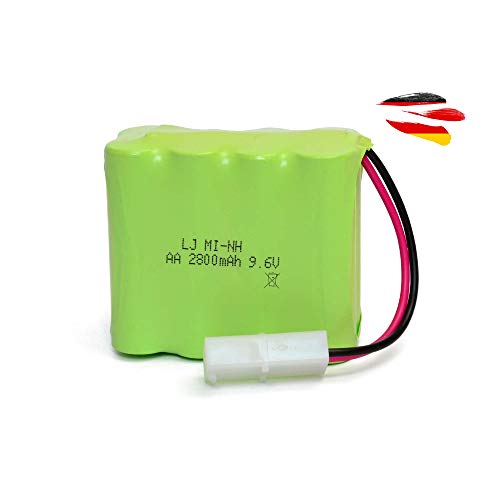 9.6V 2800-mAh NI-MH Upgrade Akku, kompatibel mit Tamiya KET 2P Stecker, AA Akkupack Battery für RC Panzer, Auto, Bagger, Boot, Schiff, Elektroauto, SUV, 4X4, Gelände-Fahrzeug, Steuerkasten, Spielzeug 9.6V 2800-mAh NI-MH Upgrade Akku, kompatibel mit Tamiya KET 2P Stecker, AA Akkupack Battery für RC Panzer, Auto, Bagger, Boot, Schiff, Elektroauto, SUV, 4X4, Gelände-Fahrzeug, Steuerkasten, Spielzeug von njoyn