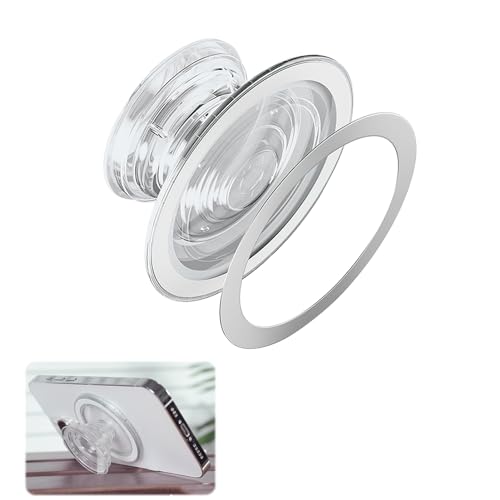 Magnetische Basis mit Telefongriffen, ultraleicht und langlebig, Handyhalterung, ultraleicht und dünn, erweiterte Kompatibilität, transparentes mattes Zubehör Magnetische Basis mit Telefongriffen, ultraleicht und langlebig, Handyhalterung, ultraleicht und dünn, erweiterte Kompatibilität, transparentes mattes Zubehör von nllkii