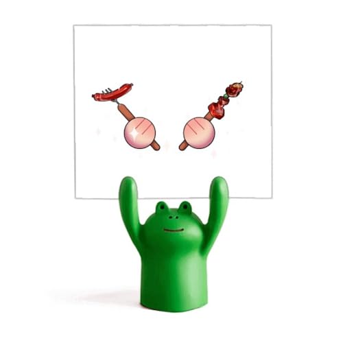 Britain Memohalter für Grill, Lebensmittel, Cartoon-Tiere, Frosch, Dekoration Britain Memohalter für Grill, Lebensmittel, Cartoon-Tiere, Frosch, Dekoration von no/no