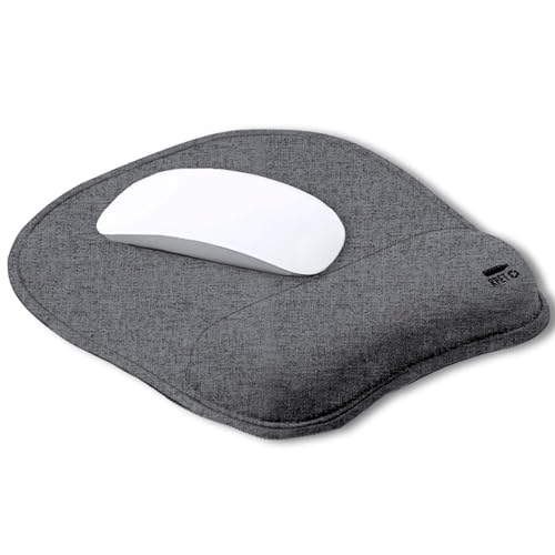 Mauspad mit Gelkissen aus RPET Rercycling PET Mousepad Ergonomische Mausmatte mit Handgelenkpolster Handauflage für Alle Maus Offfice Heim Computer Laptop von noTrash2003