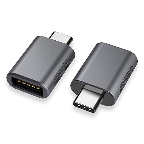 nonda USB-C auf USB Adapter 3.0 (2 Stücke), USB auf USB C Adapter, USB Type-C auf USB, Thunderbolt 4/3 auf USB Female Adapter für MacBook Pro 2021, MacBook Air 2022, iPad Pro 21, More Type-C Geräte von nonda