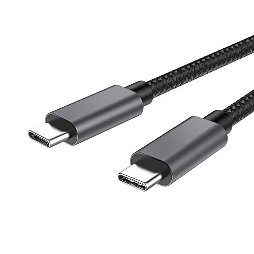 nonda USB C auf USB C Kabel 100W/5A 6.6ft, USB Typ C PD Schnellladekabel, geflochtenes Nylonkabel kompatibel mit MacBook Pro 2020, iPad Pro 2020, Samsung, und anderen USB C Ladegeräten (6.6ft) von nonda