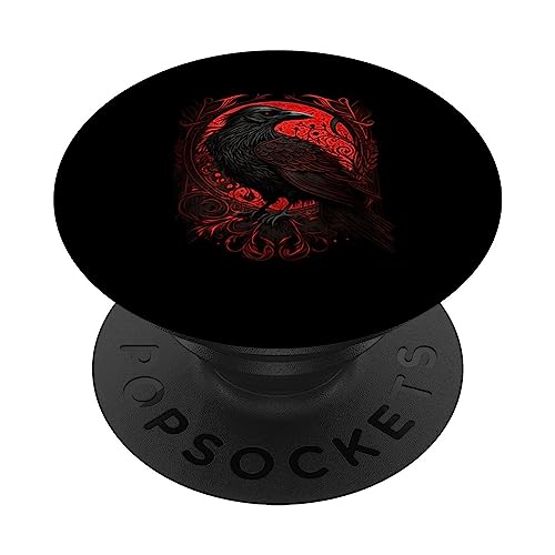 Odins Rabe Wikinger nordische Runen Nordmann Mythologie PopSockets mit austauschbarem PopGrip Odins Rabe Wikinger nordische Runen Nordmann Mythologie PopSockets mit austauschbarem PopGrip von nordische Kultur und Nordmänner Designs