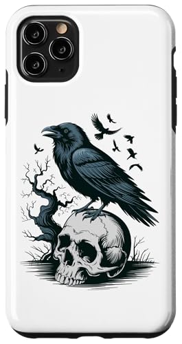 Rabe sitzt auf Schädel Odin Wikinger nordische Mythologie Hülle für iPhone 11 Pro Max Rabe sitzt auf Schädel Odin Wikinger nordische Mythologie Hülle für iPhone 11 Pro Max von nordische Kultur und Nordmänner Designs