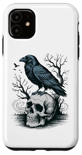 Rabe sitzt auf Schädel Odin Wikinger nordische Mythologie Hülle für iPhone 11 von nordische Kultur und Nordmänner Designs