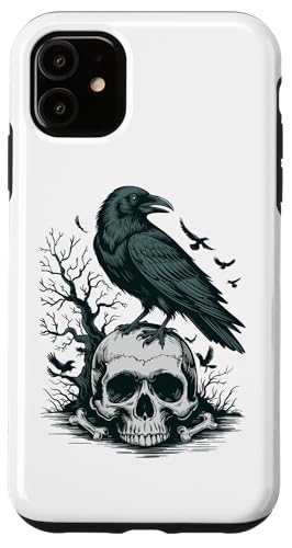 Rabe sitzt auf Schädel Odin Wikinger nordische Mythologie Hülle für iPhone 11 von nordische Kultur und Nordmänner Designs