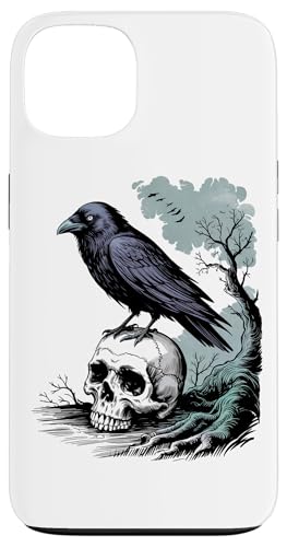 Rabe sitzt auf Schädel Odin Wikinger nordische Mythologie Hülle für iPhone 13 Rabe sitzt auf Schädel Odin Wikinger nordische Mythologie Hülle für iPhone 13 von nordische Kultur und Nordmänner Designs