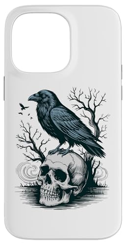 Rabe sitzt auf Schädel Odin Wikinger nordische Mythologie Hülle für iPhone 14 Pro Max Rabe sitzt auf Schädel Odin Wikinger nordische Mythologie Hülle für iPhone 14 Pro Max von nordische Kultur und Nordmänner Designs