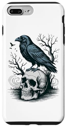 Rabe sitzt auf Schädel Odin Wikinger nordische Mythologie Hülle für iPhone 7 Plus/8 Plus von nordische Kultur und Nordmänner Designs