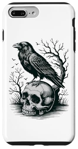 Rabe sitzt auf Schädel Odin Wikinger nordische Mythologie Hülle für iPhone 7 Plus/8 Plus von nordische Kultur und Nordmänner Designs
