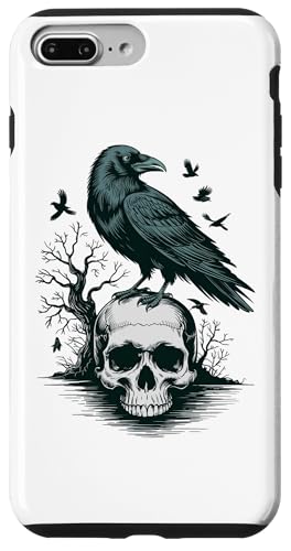 Rabe sitzt auf Schädel Odin Wikinger nordische Mythologie Hülle für iPhone 7 Plus/8 Plus von nordische Kultur und Nordmänner Designs