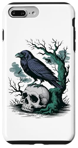 Rabe sitzt auf Schädel Odin Wikinger nordische Mythologie Hülle für iPhone 7 Plus/8 Plus von nordische Kultur und Nordmänner Designs