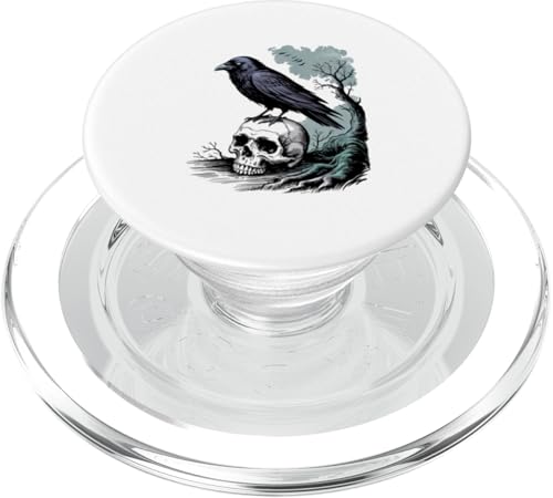 Rabe sitzt auf Schädel Odin Wikinger nordische Mythologie PopSockets PopGrip für MagSafe Rabe sitzt auf Schädel Odin Wikinger nordische Mythologie PopSockets PopGrip für MagSafe von nordische Kultur und Nordmänner Designs