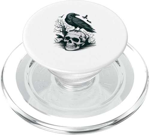 Rabe sitzt auf Schädel Odin Wikinger nordische Mythologie PopSockets PopGrip für MagSafe Rabe sitzt auf Schädel Odin Wikinger nordische Mythologie PopSockets PopGrip für MagSafe von nordische Kultur und Nordmänner Designs