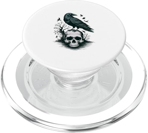 Rabe sitzt auf Schädel Odin Wikinger nordische Mythologie PopSockets PopGrip für MagSafe Rabe sitzt auf Schädel Odin Wikinger nordische Mythologie PopSockets PopGrip für MagSafe von nordische Kultur und Nordmänner Designs
