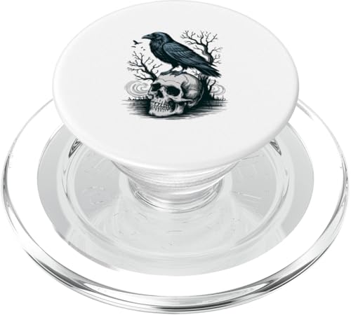 Rabe sitzt auf Schädel Odin Wikinger nordische Mythologie PopSockets PopGrip für MagSafe Rabe sitzt auf Schädel Odin Wikinger nordische Mythologie PopSockets PopGrip für MagSafe von nordische Kultur und Nordmänner Designs