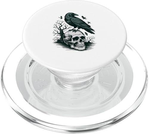 Rabe sitzt auf Schädel Odin Wikinger nordische Mythologie PopSockets PopGrip für MagSafe Rabe sitzt auf Schädel Odin Wikinger nordische Mythologie PopSockets PopGrip für MagSafe von nordische Kultur und Nordmänner Designs