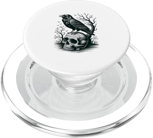 Rabe sitzt auf Schädel Odin Wikinger nordische Mythologie PopSockets PopGrip für MagSafe Rabe sitzt auf Schädel Odin Wikinger nordische Mythologie PopSockets PopGrip für MagSafe von nordische Kultur und Nordmänner Designs