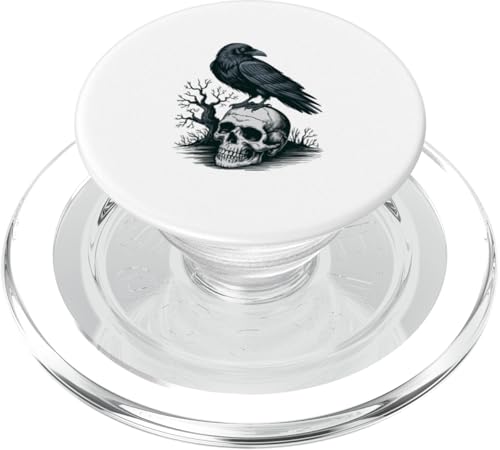 Rabe sitzt auf Schädel Odin Wikinger nordische Mythologie PopSockets PopGrip für MagSafe Rabe sitzt auf Schädel Odin Wikinger nordische Mythologie PopSockets PopGrip für MagSafe von nordische Kultur und Nordmänner Designs