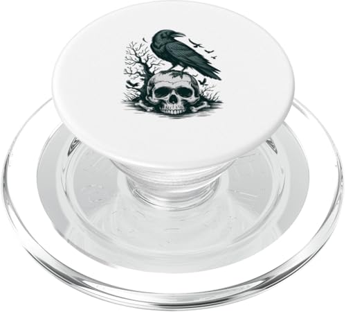 Rabe sitzt auf Schädel Odin Wikinger nordische Mythologie PopSockets PopGrip für MagSafe Rabe sitzt auf Schädel Odin Wikinger nordische Mythologie PopSockets PopGrip für MagSafe von nordische Kultur und Nordmänner Designs