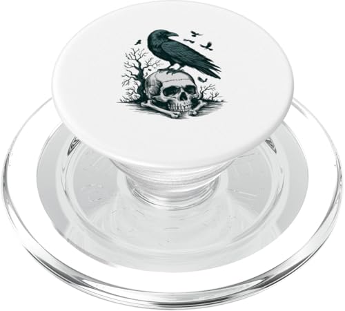 Rabe sitzt auf Schädel Odin Wikinger nordische Mythologie PopSockets PopGrip für MagSafe Rabe sitzt auf Schädel Odin Wikinger nordische Mythologie PopSockets PopGrip für MagSafe von nordische Kultur und Nordmänner Designs