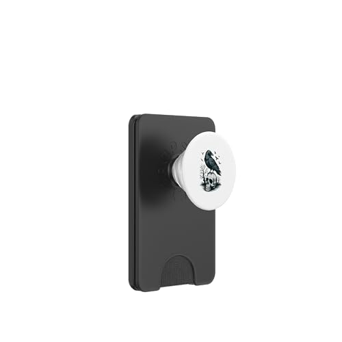 Rabe sitzt auf Schädel Odin Wikinger nordische Mythologie PopSockets PopWallet für MagSafe Rabe sitzt auf Schädel Odin Wikinger nordische Mythologie PopSockets PopWallet für MagSafe von nordische Kultur und Nordmänner Designs