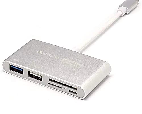 5 in 1 USB-C USB Type C 3.1 USB3.0 HUB OTG Combo with Card Reader USB 3.0 Multi Splitter for MacBook Pro Air von norrberg