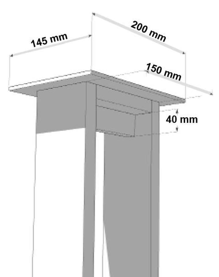 norstone ALVA schwarz/braun Lautsprecherständer, (belastbar bis 34kg, pulverbeschichtet, Höhe 61cm) von norstone