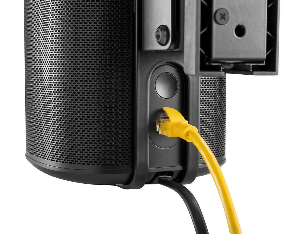 norstone Drehbare Wandhalterung für Sonos One (SL), Sonos Play 1, 180°, schwarz Lautsprecher-Wandhalterung, (1 Stück) von norstone