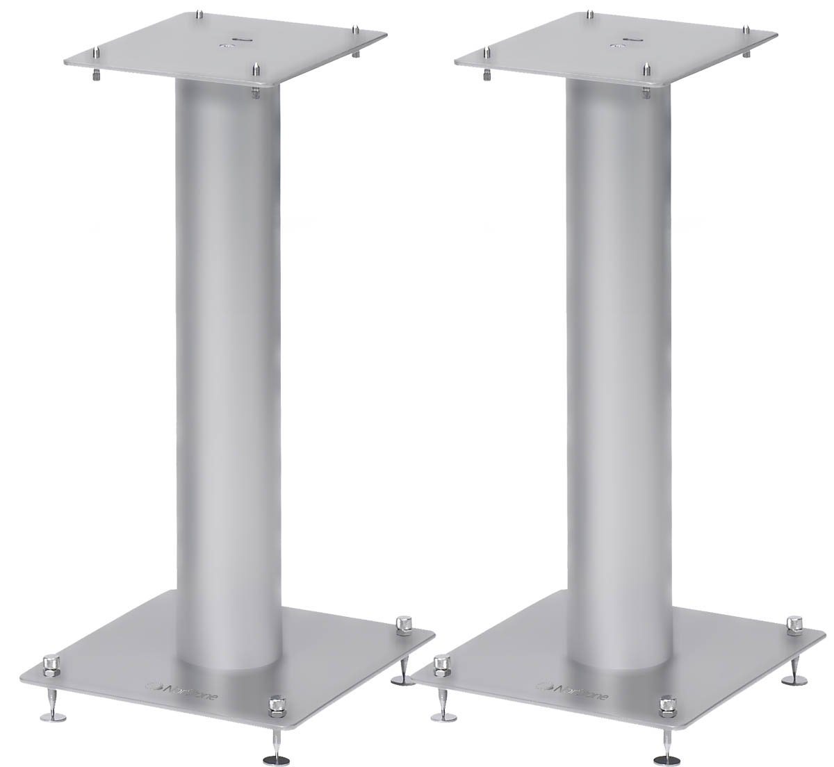 norstone Stylum 1 Silver satin (silber) Lautsprecherständer, (belastbar bis 50kg, pulverbeschichtet, Höhe 50cm) von norstone