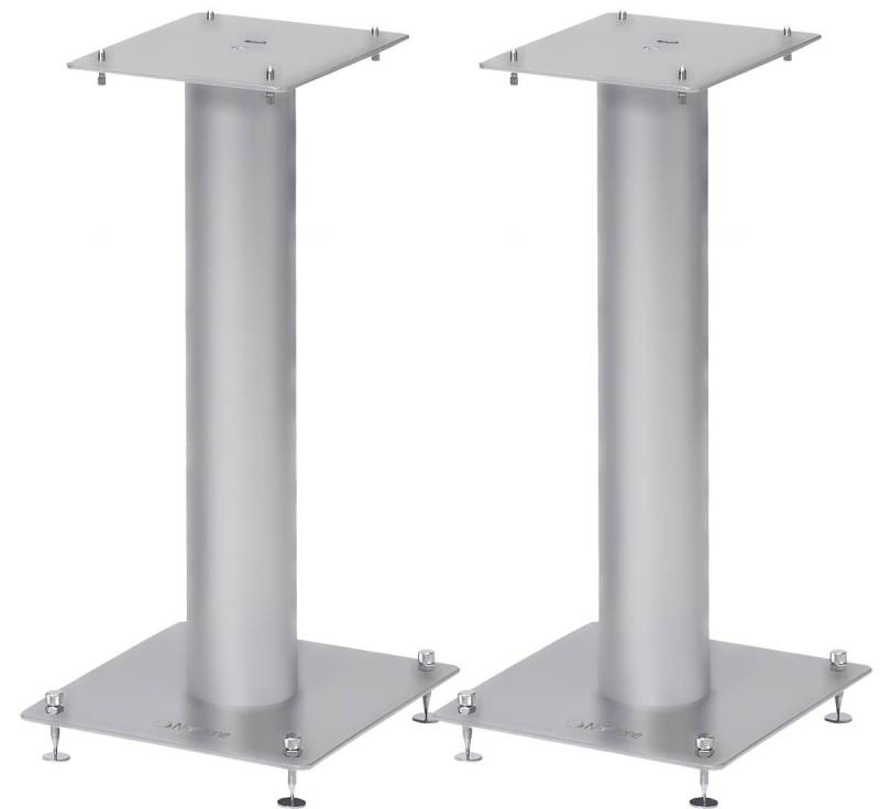 norstone Stylum 1 Silver satin (silber) Lautsprecherständer, (belastbar bis 50kg, pulverbeschichtet, Höhe 50cm) von norstone