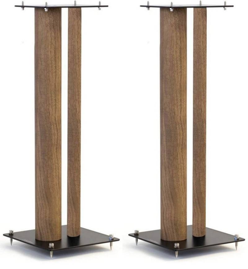 norstone Stylum 3 Eiche Oak Lautsprecherständer, (belastbar bis 50kg Metall in Holzoptik Höhe 80cm) von norstone