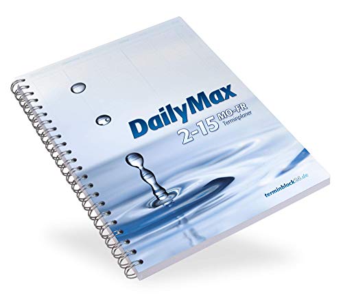 DailyMax 2/15 Terminplaner Praxisplaner - 2 Spalten pro Tag, 7-20 Uhr im 15-Minuten-Takt Montag-Freitag, Wochenplaner für Praxis, Studio, Salon und Klinik … von notizblock24