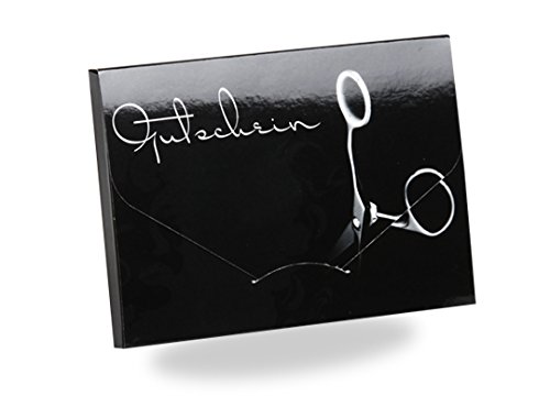 Gutscheinkarten Cute Case (10 Stück) - Gutscheine für Friseur, Haarstudios, Coiffeure - außergewöhnliche Form als kleine Geschenkbox! von notizblock24