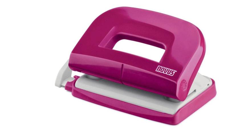 novus Locher und Heftgeräte Set pink von novus